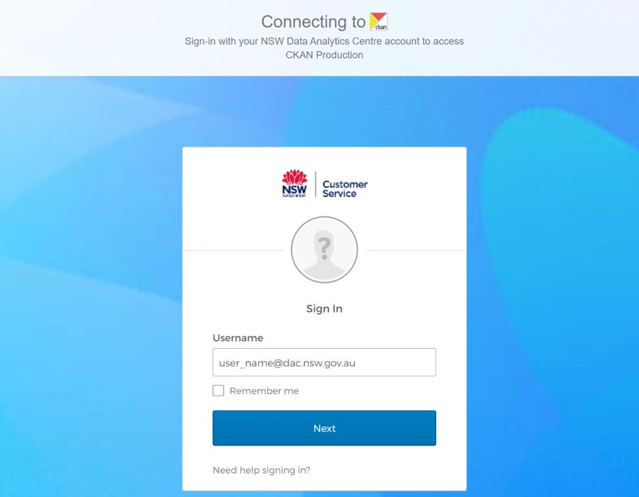 Okta login