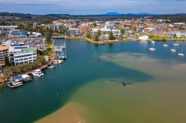 image of estuary on the NSW north coast