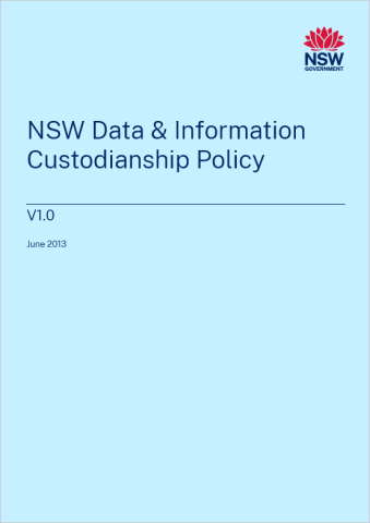 NSW Data & Information Custodianship Policy
